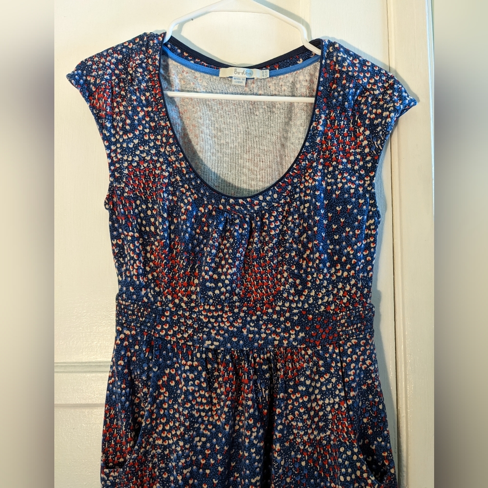 Boden Margot Cap Sleeve Dress